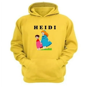 Genérico - Polerón Canguro Niña De Las Montañas Amarillo Talla L Unisex