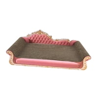 Ioensy - Rascador Para Gatos, Sofá Cama, Garra De Molienda, Tablero Rascador Para Gatos, Para Que Duerma El Gatito, Rosa