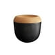 thumbnail image 1 of Tarro Para Ajos Con Tapa De Corcho Negro, 1 of 3