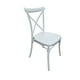 thumbnail image 1 of Pack 4 Sillas Crossback Blancas, Comedor o Eventos, 1 of 3