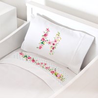 Tuyo Print - Juego De Sábanas Cuna Letras Vintage H