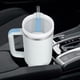 thumbnail image 4 of Tapa de repuesto para vaso Stanley Cup de 40 oz, paquete de 2 tapas transparentes de repuesto para vaso de viaje Stanley, a prueba de derrames, compatible con accesorios Stanley Cup., 4 of 5