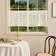 thumbnail image 2 of Rústico ganchillo cortina Valance para cocina baño granja encaje cortina niveles para decoración de café habitación divisor varilla bolsillo hueco cortinas cortas para armario puerta 1 panel, 2 of 3