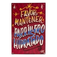 Genérico - Cuadro Metálico 20X30 Cm Parrillero Hidratado