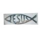 thumbnail image 4 of 3D Truck Car Jesus Fish Chrome Calcomanía Emblema Adhesivo Adhesivo Fácilmente Plateado, 4 of 5