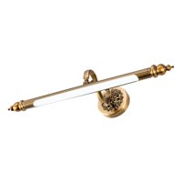 Magideal - Luz De Espejo Cable Clásico, Lámpara De Lectura Blanca Cálida Ajustable, Lámpara De Pared, Luz De Iluminación De Maquillaje Para Dormitorio,