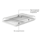 thumbnail image 3 of Contenedor doble, blanco, 3 of 3
