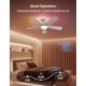 thumbnail image 4 of Ventilador de techo Homlit 107 cm RGB con control por aplicación, dorado, 4 of 9