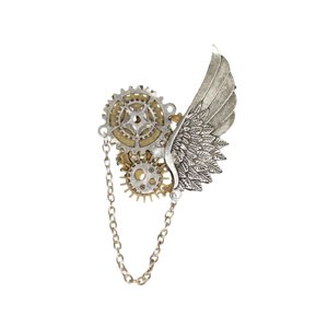 Ioensy - Broche De Alas De Ángel Para Disfraz De Halloween, Pin De Solapa, Joyería De Estilo Vintage, Pin Para Traje
