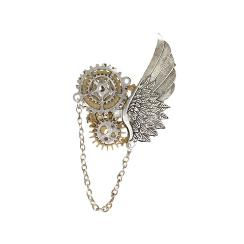 Ioensy - Broche De Alas De Ángel Para Disfraz De Halloween, Pin De Solapa, Joyería De Estilo Vintage, Pin Para Traje