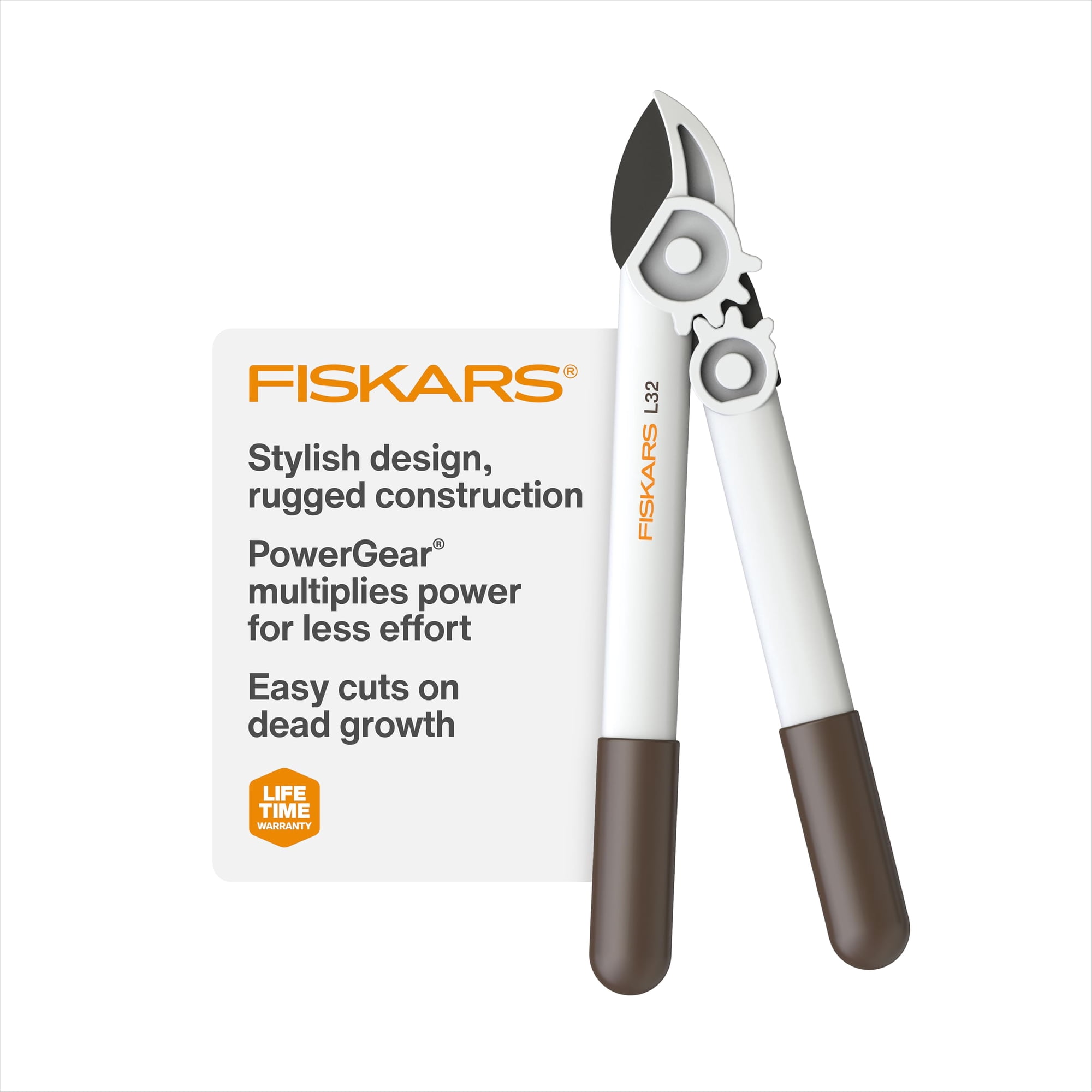 Tijera De Podar Fiskars Powergear Ligera Con Yunque