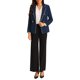 thumbnail image 2 of INSPIRE CHIC Chaqueta de Trabajo para Mujer Doble Botonadura Traje de Trabajo L Azul Marino, 2 of 5