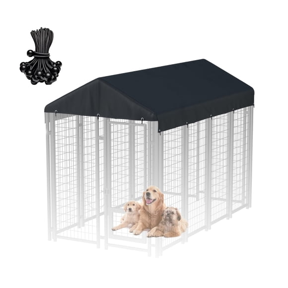 Cubierta para caseta de perro LYBOSH 305x152 cm impermeable UV negra