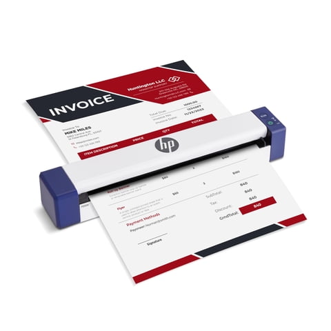 Escáner De Documentos Portátil Hp Ps100W Compacto E