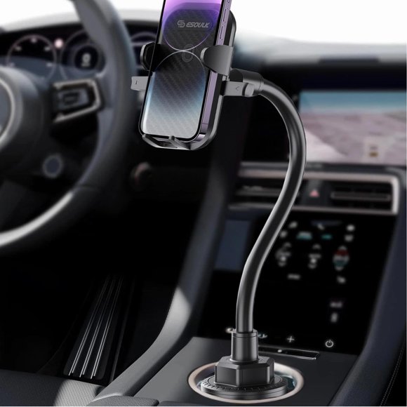 Soporte para teléfono Car Cup Esoulk, versión mejorada para 4,0 a 7,0 pulgadas