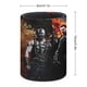 thumbnail image 2 of El Caballero Oscuro-theme Cylinder Pen Holder Pencil Organizer with Flannel Lining PVC Leather Material Cardboard Base for study work 10*8CM, 2 of 6
