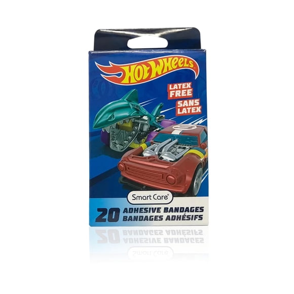 Curitas Smart Care 20 unidades con diseño Hot Wheels