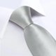 thumbnail image 3 of Corbatas Seda Hombres, Paño Y Colleras. Modelos De Un Tono gris Talla Única, 3 of 5