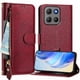 thumbnail image 3 of FOXDOCK Funda Tipo Cartera para Tecno Note 7 Lite Cuero PU con Cremallera y Correa de Muñeca, Ranuras para Tarjetas, Soporte Plegable, Cierre Magnético, 3 of 5