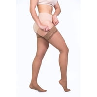 Medivaric - Medias Liga De Compresión 15 - 20 Mmhg Para Varices 140 Hasta El Muslo Beige Xl