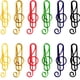 thumbnail image 3 of 50 Pcs Paper Clips Musical Notes Style Type Metal Creative Cute Fashion Paper Clips Music Paper Clips For Office School Stationery Supplies, Multi-Color, 3 of 4