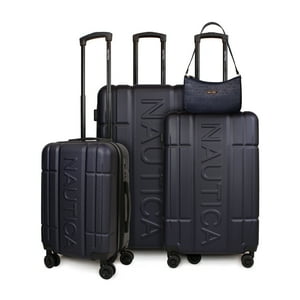 Nautica - Set 3 Maletas S+M+L Amsterdam Azul + Cartera Lady Azul
