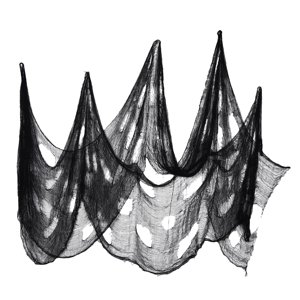 Magideal - Decoración Colgante De Fiesta De Tela Espeluznante De Halloween, Gasa De Uso Múltiple Encantada, Decoración De Halloween Espeluznante Y Espeluznante P