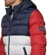 thumbnail image 2 of Chaqueta Tommy Hilfiger con capucha acolchada para hombre, azul marino, rojo y hielo, talla S, 2 of 3