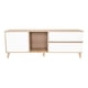 thumbnail image 4 of Rack TV 60" 1 Puerta 2 Cajones 58,4x158,4x45,6 Cm Café Y Blanco, 4 of 12