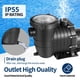 thumbnail image 5 of Bomba para piscina Leomru, 1,5 HP, 6500 LPH, autocebante, 110 V/220 V, 5 of 9