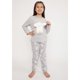 thumbnail image 1 of Pijama Largo Polar Gris Talla 8, 1 of 4