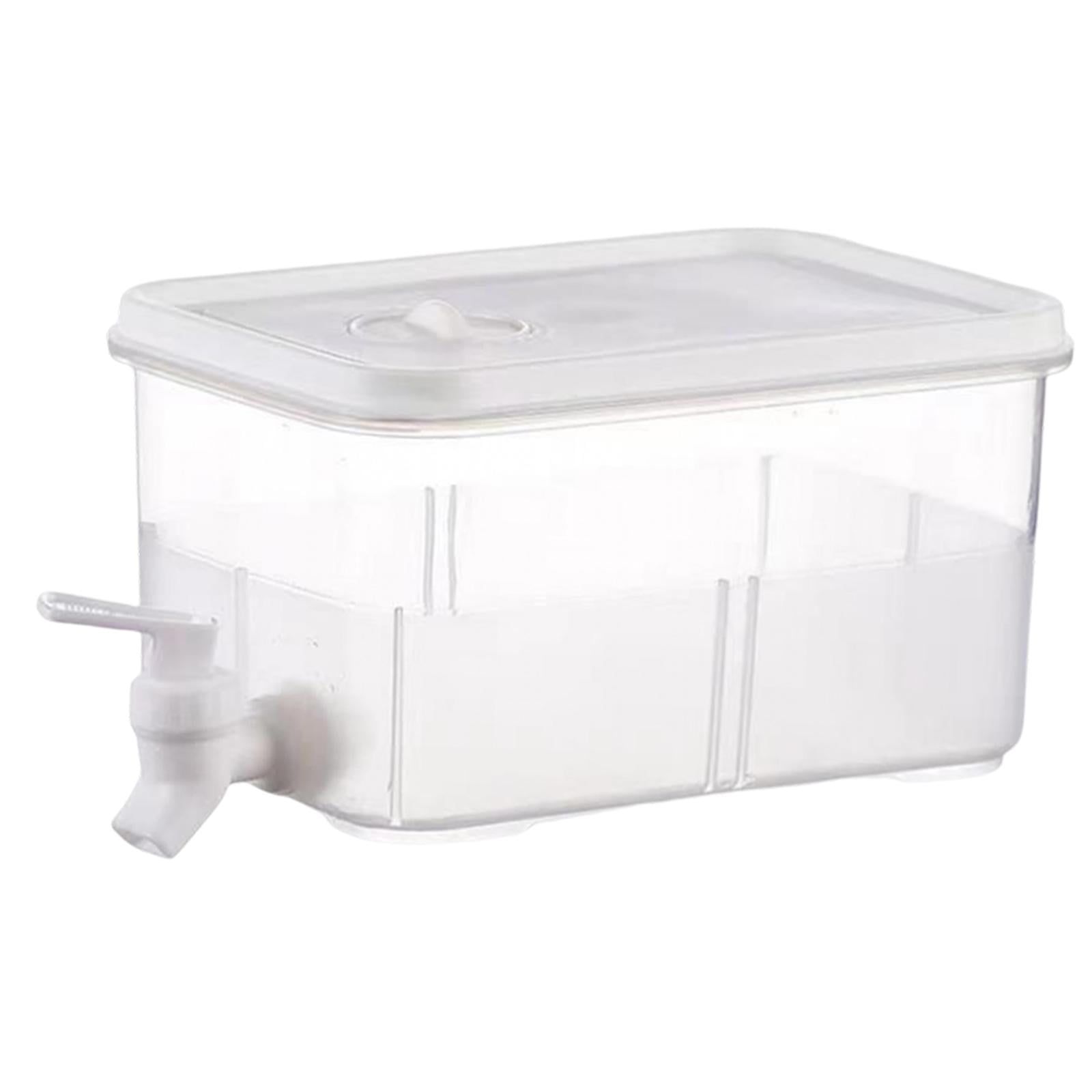 Magideal - Dispensador De Bebidas De Plástico Para Refrigerador, Dispensador De Bebidas Heladas Con Grifo, Dispensador De Jarra De Agua Potable, Hervidor Frío , 5l