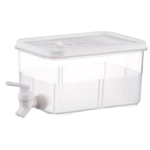 Magideal - Dispensador De Bebidas De Plástico Para Refrigerador, Dispensador De Bebidas Heladas Con Grifo, Dispensador De Jarra De Agua Potable, Hervidor Frío , 5L