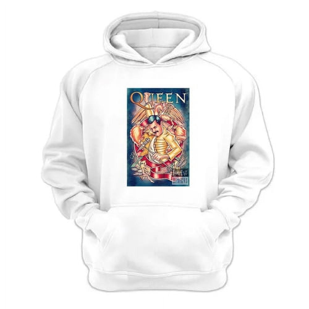 Genérico - Polerón Canguro Queen Blanco Talla M Unisex