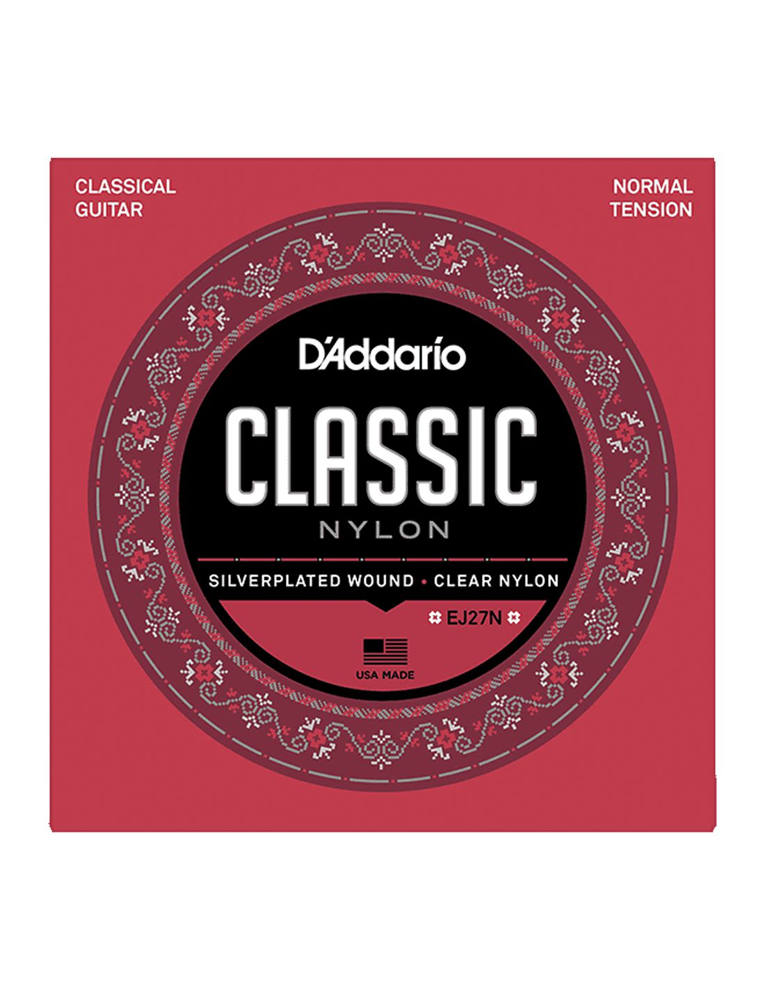 D'Addario - Encordado Guitarra Clasica Ej27N Daddario
