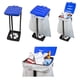 thumbnail image 4 of Soporte portátil para bolsas de basura Wakeman, plegable, 49 L, azul/negro, 4 of 8