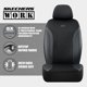 thumbnail image 3 of Fundas para asientos de coche Skechers Work, piel Oxford, tela negra, 3 of 7