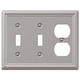 thumbnail image 1 of Placa de pared AMERELLE Chelsea Steel con doble palanca o dúplex individual, 1 of 4