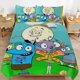 thumbnail image 1 of Let's Go Luna Cartoon Bedding Sets Ultra Soft Skin-Friendly Duvet Cover 3 Piece, Cute Comforter Cover Bed Set for Boys Girls Kids, 1 of 5