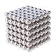 thumbnail image 5 of Bola De Pelota Magnética 5 Mm 216 Cubo Plata DIY Kit De Ciencia Puzzle Escultura Juguete, 5 of 5