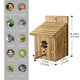 thumbnail image 5 of Casa de madera para pájaros NATUREYLWL para pinzones, azulejos y cardenales, 5 of 7