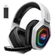 thumbnail image 1 of Auriculares para juegos Ozeino inalámbricos de 2,4 GHz para PC PS5 PS4 Switch, 1 of 7
