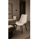 thumbnail image 2 of Silla Macron Capitoné Acolchada de Comedor Metal - Crema, 2 of 4