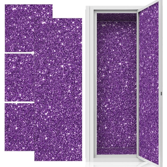 Papel pintado magnético para taquillas Gosodeny 30 cm Púrpura brillante – Pack de 6