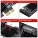 thumbnail image 2 of Tarjeta PCIe SATA 3.0 de 8 puertos MZHOU con 8 cables de perfil bajo, 2 of 7