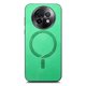 thumbnail image 3 of Magnetic Slim Case for Realme 12 Pro Plus 5G with Camera Guard & Anti-Scratch Back Green, 3 of 6
