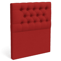Ethan Desing - Respaldo De Cama 1.5 Plazas Rojo Capitone