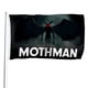 thumbnail image 1 of Hombre Polilla Bandera impresa con temática, regalo perfecto para fanáticos, amigos y familiares, y adecuada para actividades al aire libre e interiores, decoraciones de fiesta. 120*180CM, 1 of 6