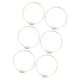 thumbnail image 3 of 6x Central Floral Hoop Piece With Wood Stand Wedding Wedding For Party Festival Dia 30cm, 3 of 5