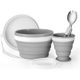 thumbnail image 1 of Set de camping plegable Odoland OD0604, tazón de 950 ml y vaso de 200 ml, 1 of 3